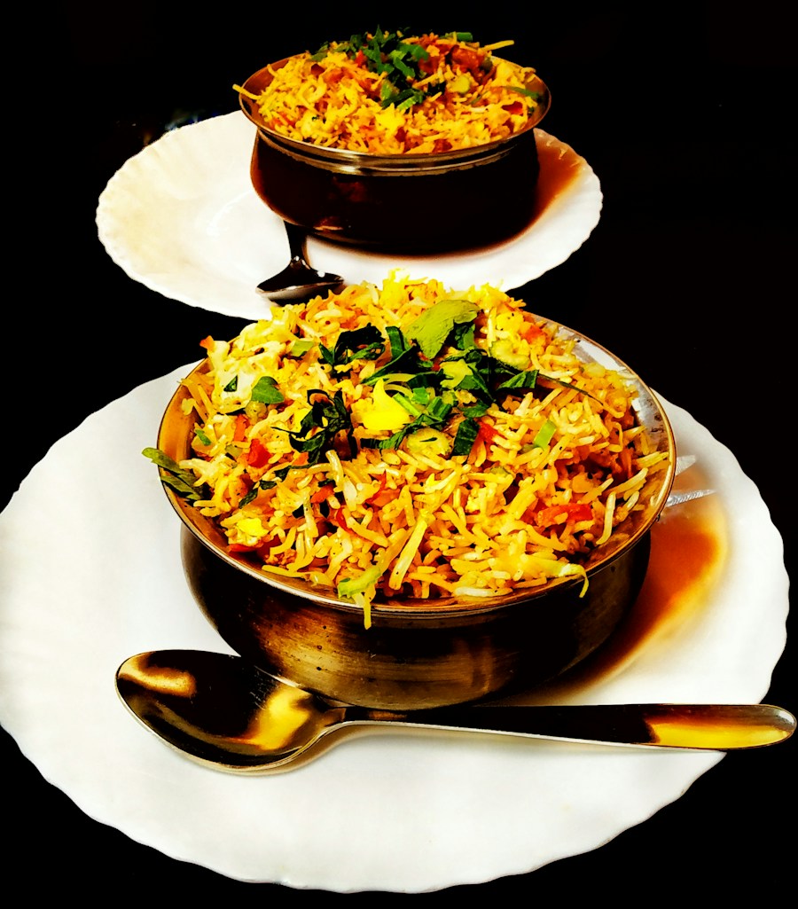 Veg dum biryani